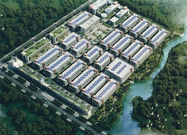 湿腾电器-山东分公司鸟瞰图